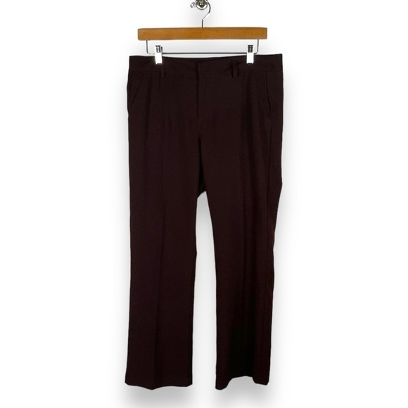 4 for $20 SALE! Kut From The Kloth Ponte Straight Leg Trousers, Eggplant, 10P - Picture 1 of 9